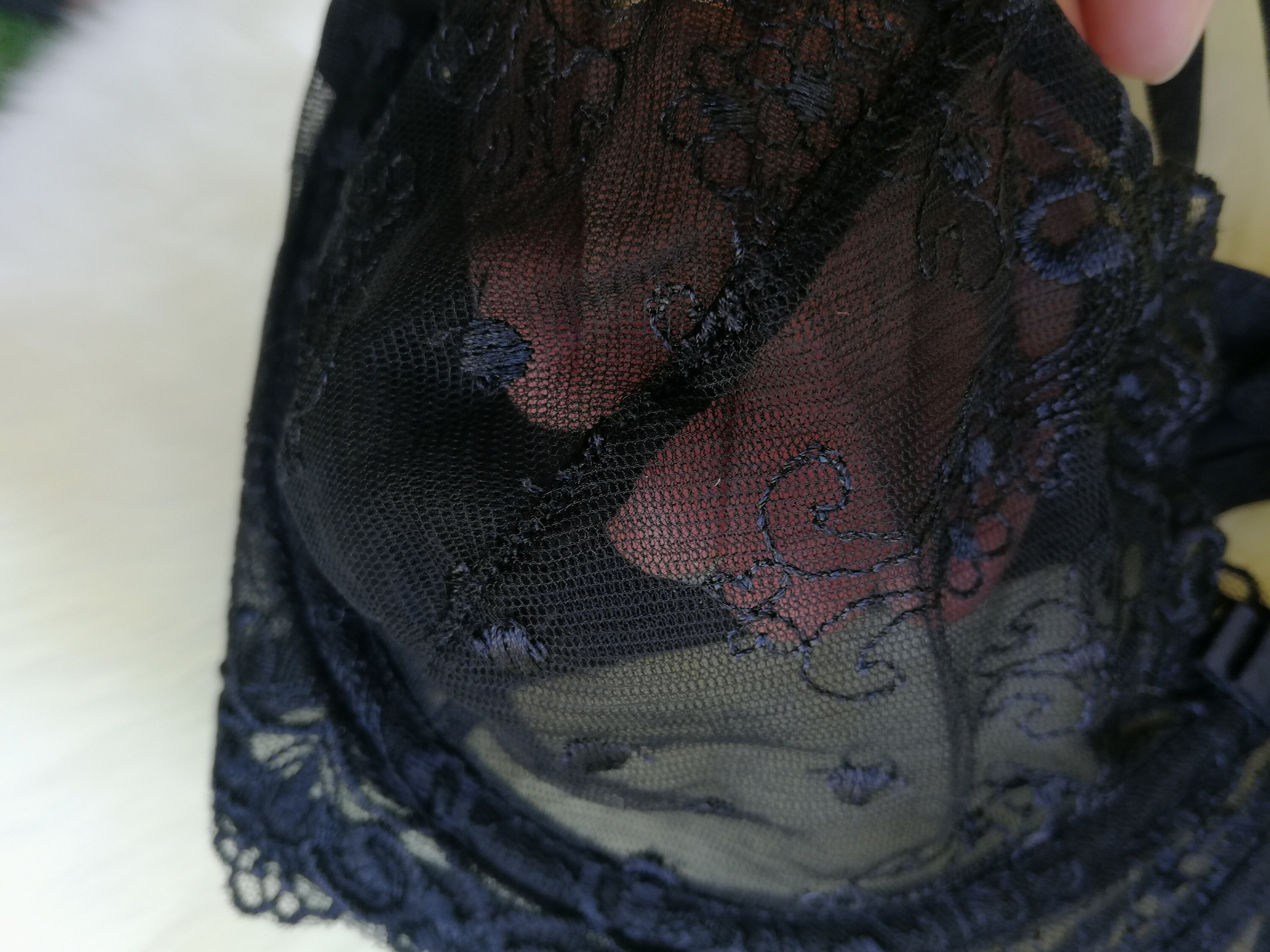 Ensemble Sous-vêtements Lou Graphique Poésie - Soutien-gorge FR90C/EU75C & Shorty FR40/EU38 - Rouge Passion - Neuf Avec Étiquettes