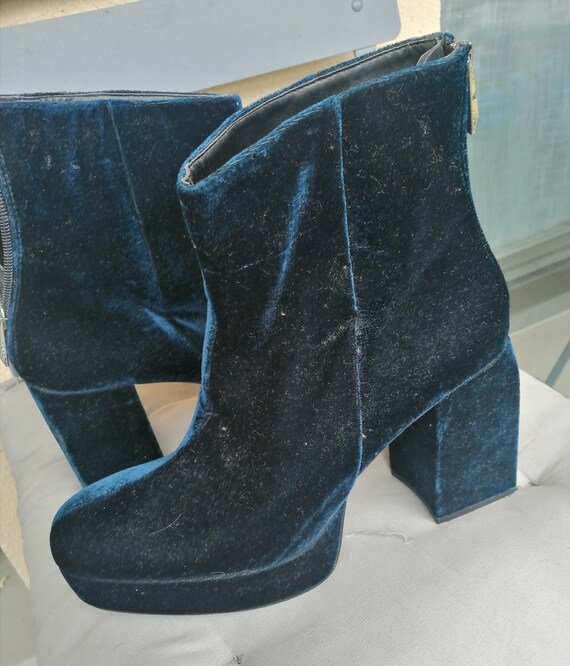 Zara blue hotsell ankle boots