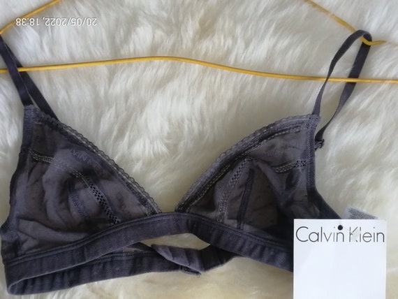 Amazing Original 90s Calvin Klein Very Sheer, See Through Gray New