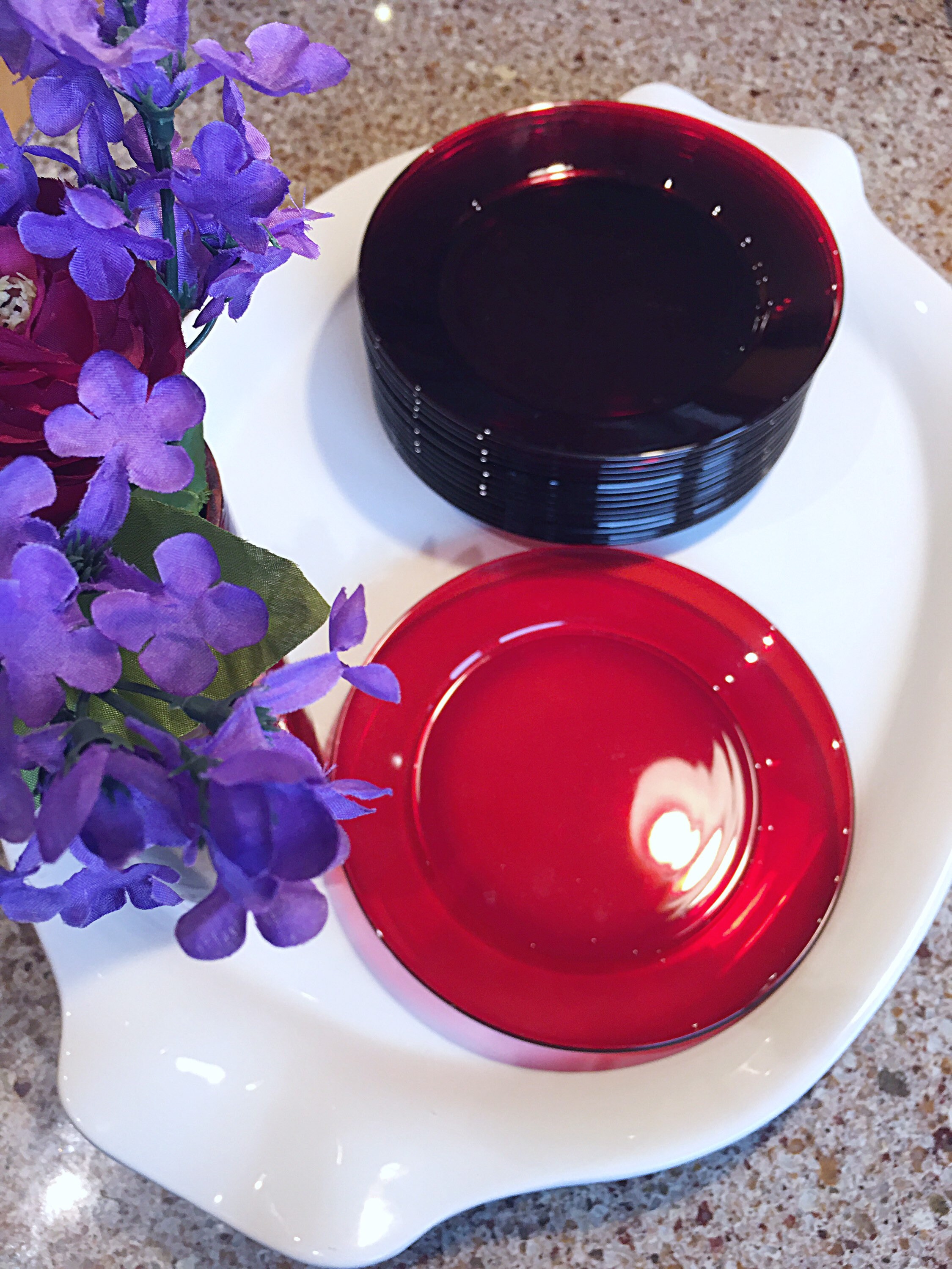 Christmas Dishes Glass Set of 15/ Festive Holiday Etsy