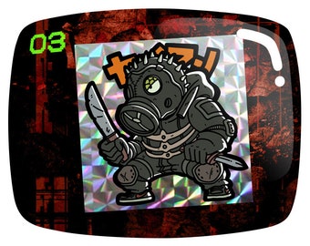 Kaiman (Masked) Holo Sticker