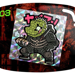 Kaiman (Unmasked) Holo Sticker
