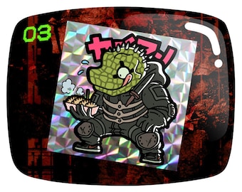 Kaiman (Unmasked) Holo Sticker