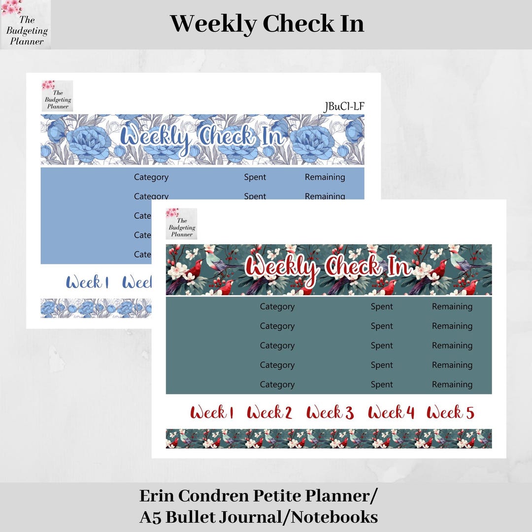 Weekly Check in - Winter Hummingbirds or Lined Flowers - Budget ...