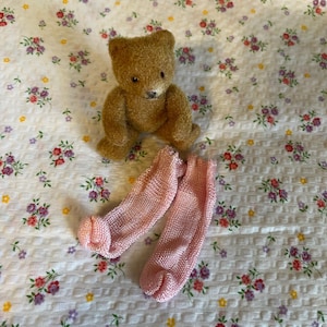 Vintage Rayon Doll Socks-Pink