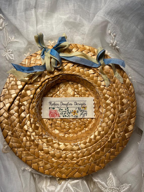 アンティークドール用のかわいい麦わら帽子 - Etsy 日本