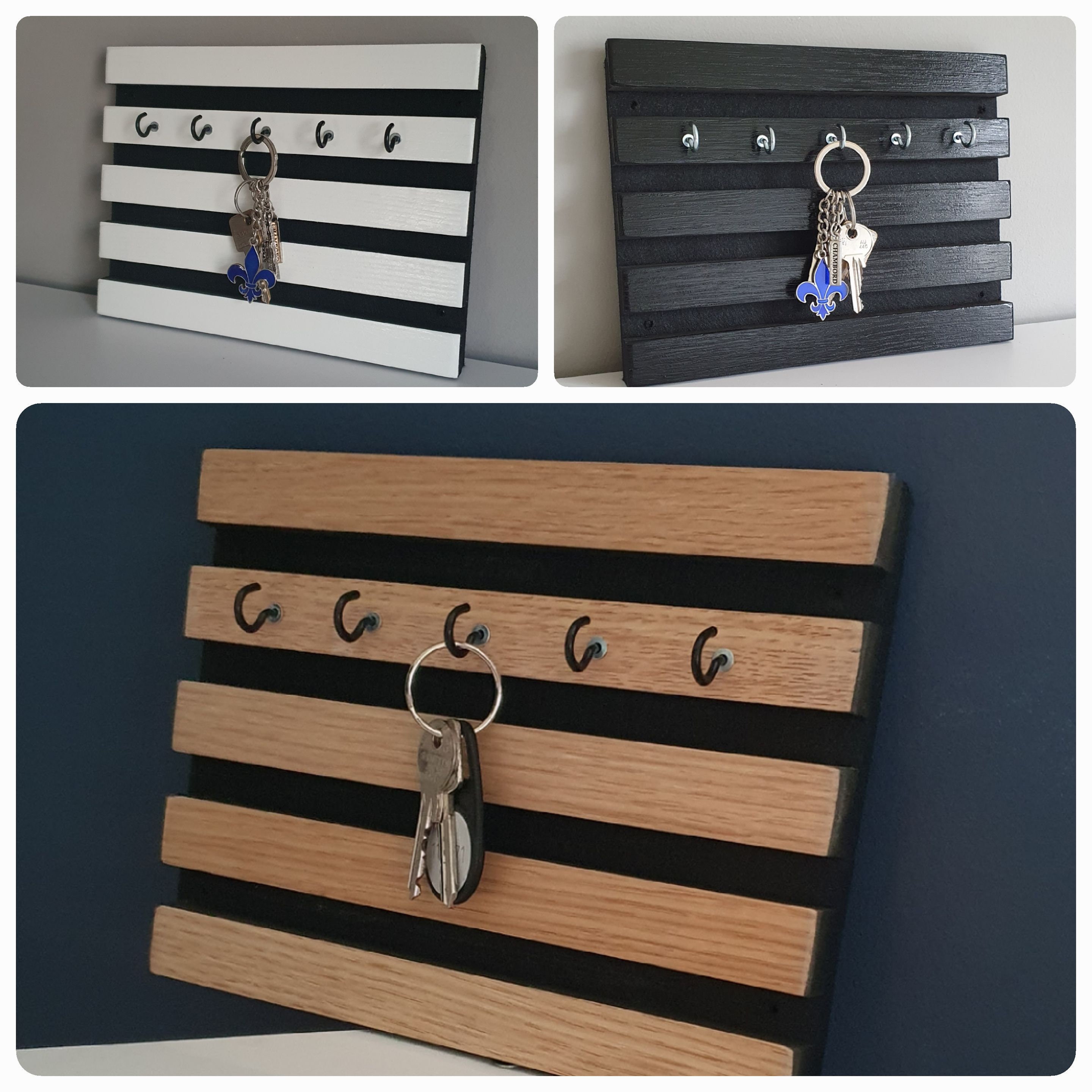 Schlüsselhalter für Wand Schlüssel Aufbewahrung Holzwandhaken magnetischer  Schlüsselhalter einzigartiges Einweihungsgeschenk für neues Zuhause  Geburtstagsgeschenk für ihn - .de