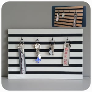Housewarming gift key board modern key board birthday gift key hook rail guest gift panel hallway furnishings