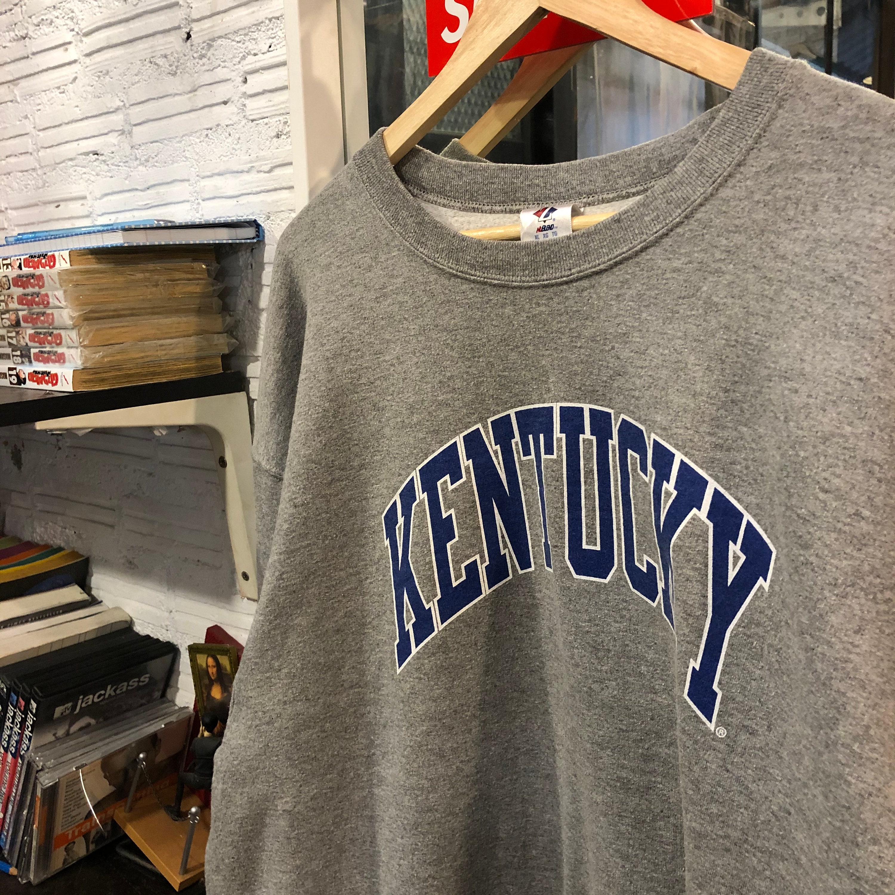 Vintage KENTUCKY WILDCATS Sweatshirt Blue Sweater University Etsy