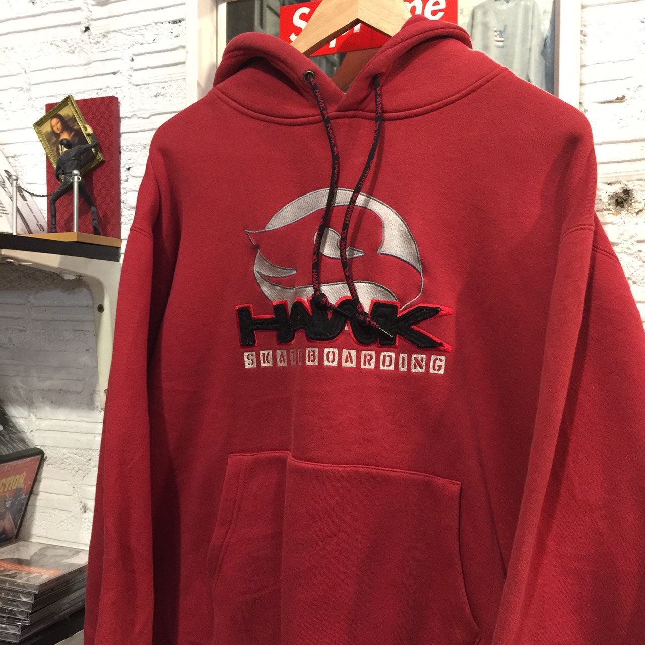 Vintage Hawk Skateboarding 2000s Hoodie Pullover Sweatshirt Etsy