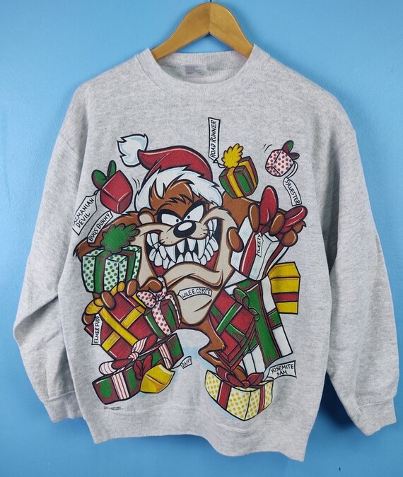 Vintage Looney Tunes Tasmanian Sweatshirt 90s