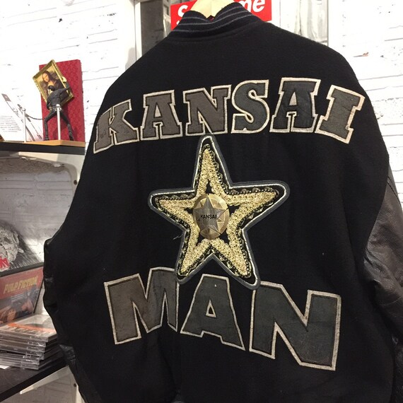 Vintage Kansai Man Yamamoto Varsity Jacket 90s