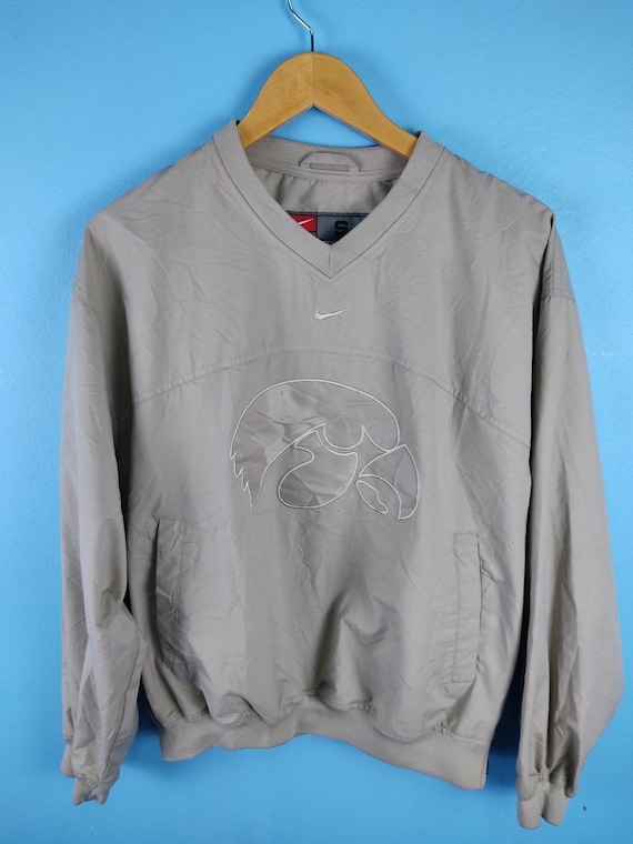 Vintage Nike Iowa V neck Windbreaker Jacket