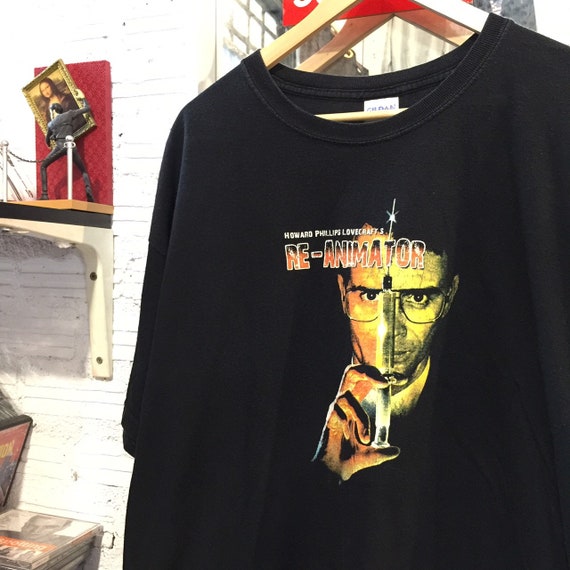 Re-animator horror movie t-shirt, vintage tee shir