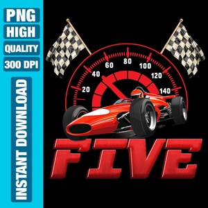5. Geburtstag Rennauto Png, 5 Jahre alter Geburtstag Rennauto Png, Rennauto Geburtstag Png, Rennwagen Geburtstagsparty Clipart, Geburtstagskind 5 Png