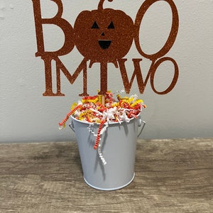 Halloween Cake Toppers | Halloween Party | Halloween birthday cake topper | boo I’m two | Halloween centerpiece