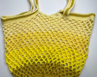Handmade crocheted beach bags