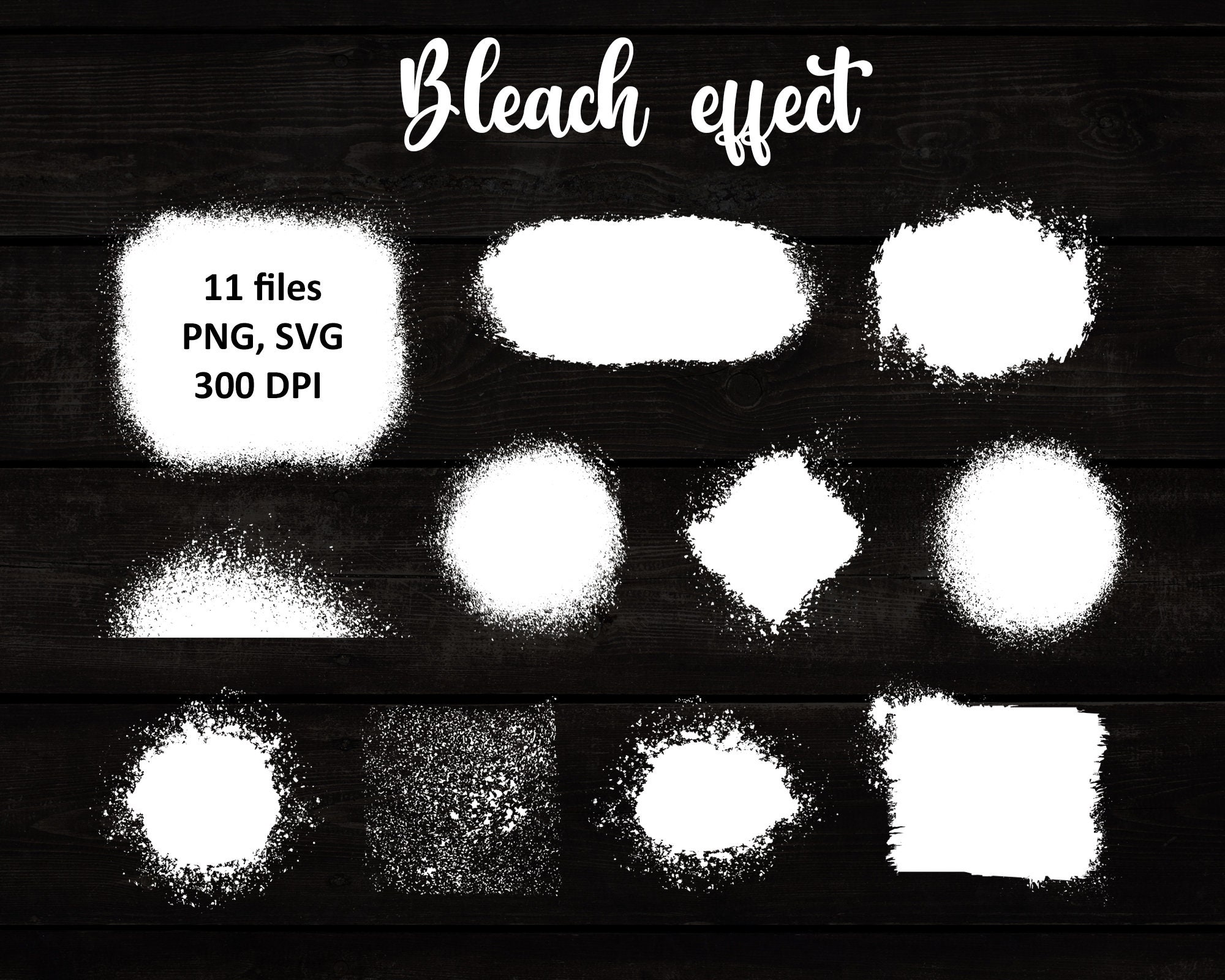 Bleach effect PNG and SVG. Sublimation background design | Etsy