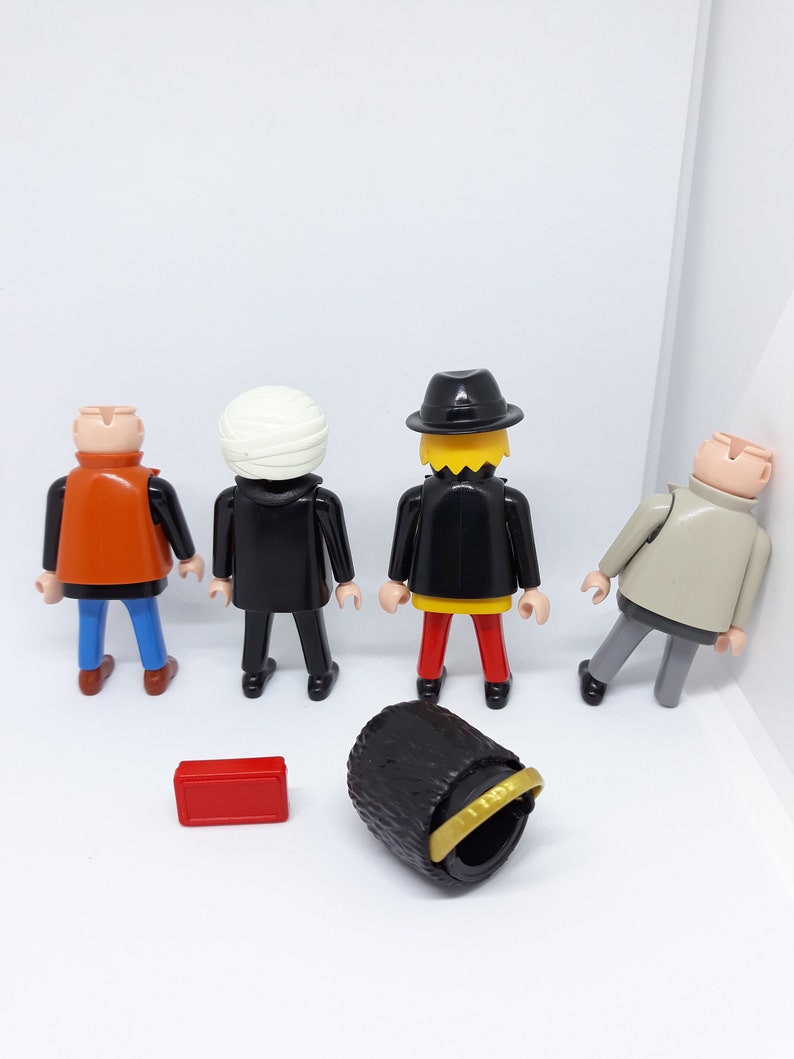 Playmobil Four Action Figures 1990-1996 Job Lot