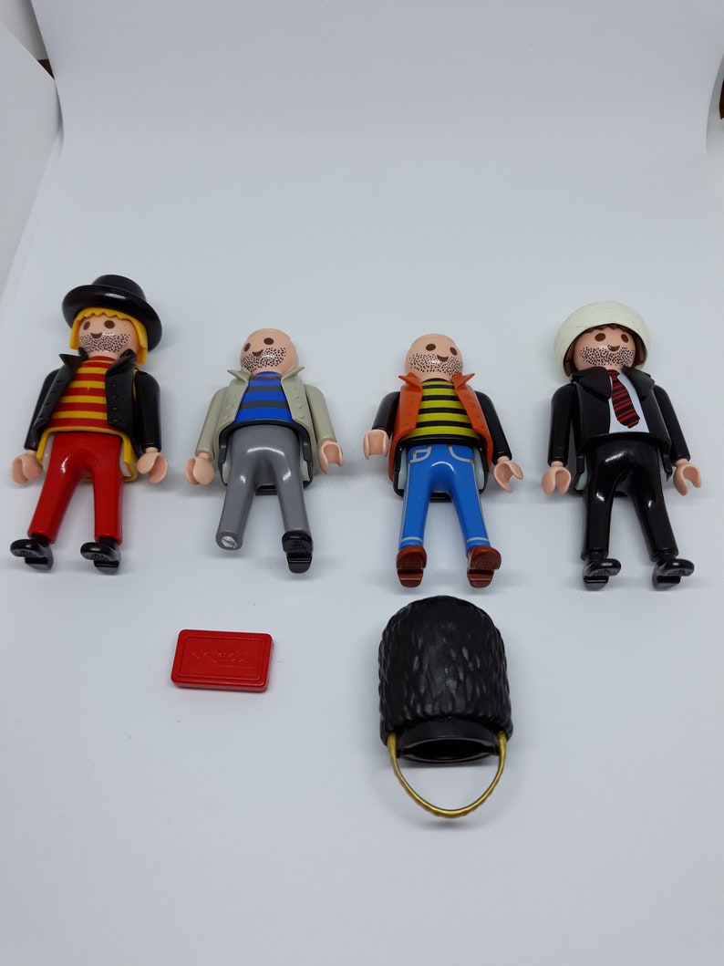 Playmobil Four Action Figures 1990-1996 Job Lot