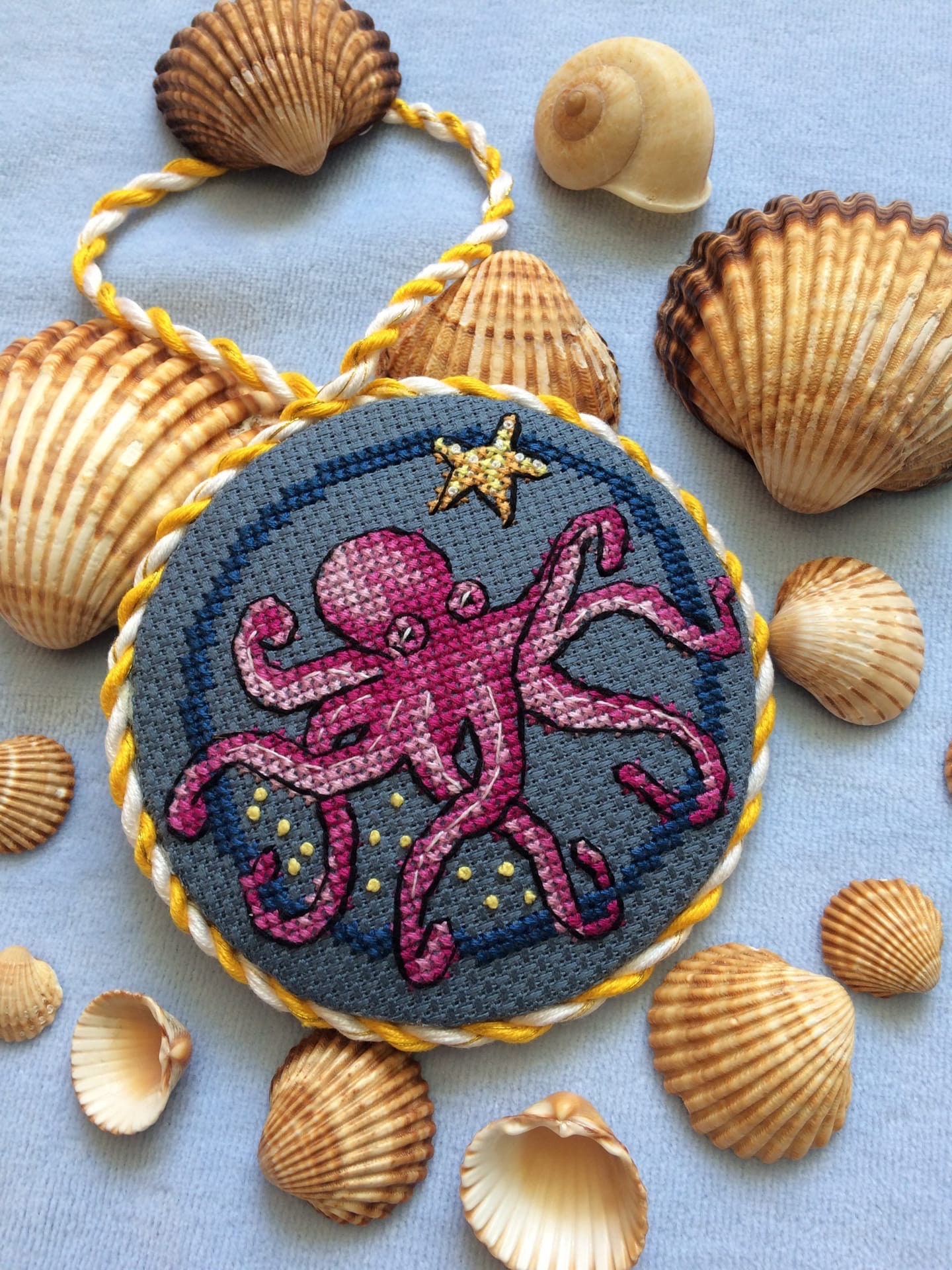 Octopus Cross Stitch Pattern Marine Inhabitants Cross Stitch | Etsy