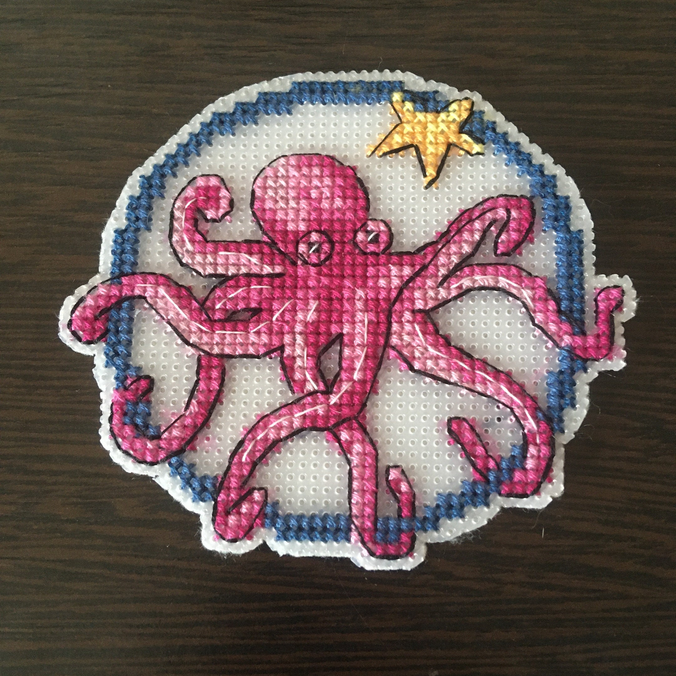 Octopus Cross Stitch Pattern Marine Inhabitants Cross Stitch Etsy