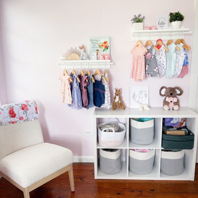 Wardrobe Nursery Shelving Ideas Nursery Closet Storage Baby
