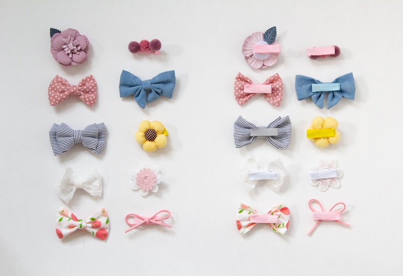 Baby & Toddler Hair Clips and Barrettes Hair Bows for Kids Etsy
