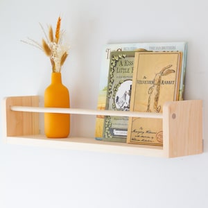 Nursery Bookshelf, Nursery Shelves, Nursery Decor, Gender Neutral Gift, Children&#39;s Bookshelves, Floating Shelves, Kid&#39;s Bookshelf