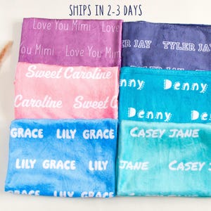 Custom Personalized Blanket, Baby Girl Blanket, Name Blanket, Baby Girl, Baby Boy, Baby Blanket, Kids Blanket,Personalized Gift, Custom Gift