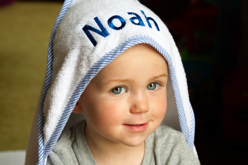 baby boy towel with hood