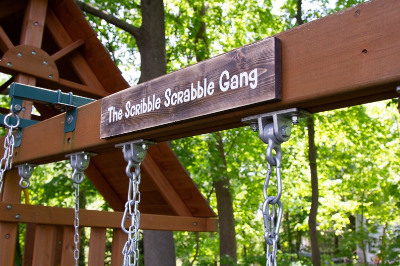 Personalized Playground Name Sign Hand Painted Name Sign Etsy