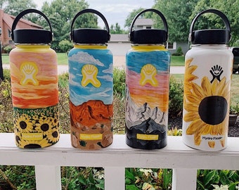 custom hydro flask paint