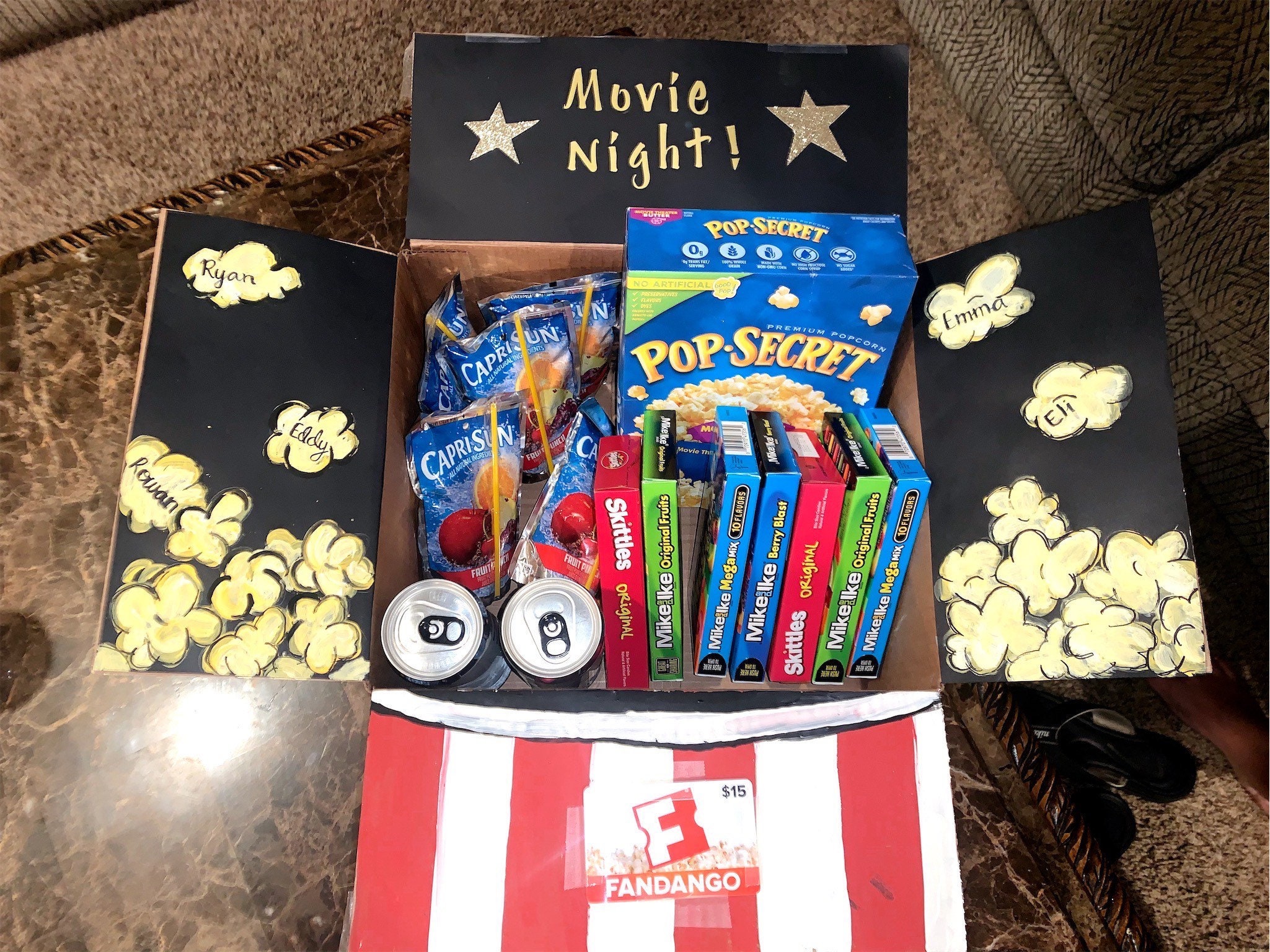 Movie Night Gift Box Etsy Movie Night Gift Box Etsy