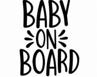 baby on board svg cutting file. Baby ON BOARD digital download .cutting file