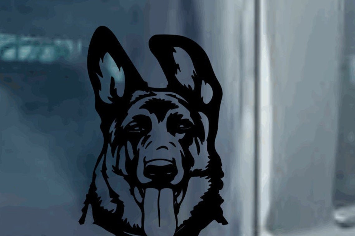 German shepherd svg vinyl decal car sticker laptop sticker Etsy