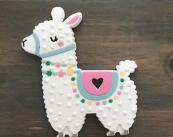 llama silicone teether