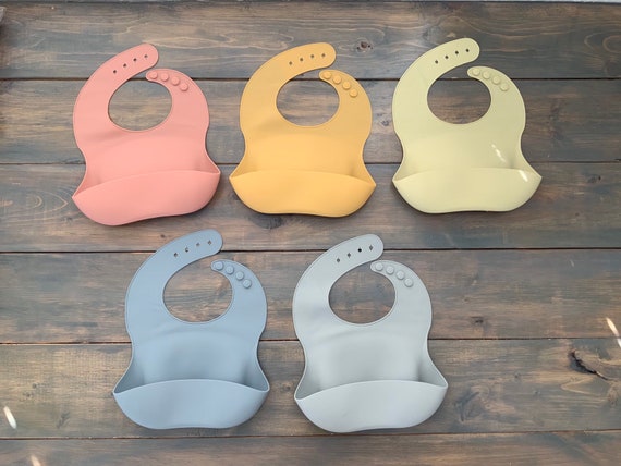 silicone bucket bib