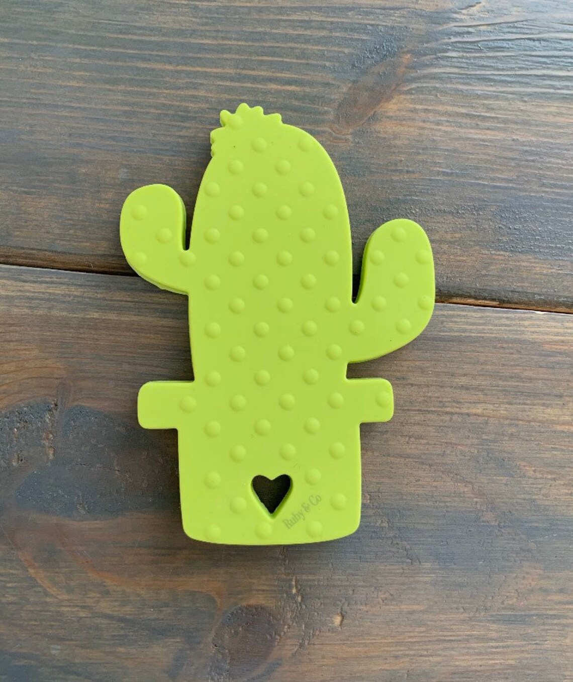 cactus silicone teether
