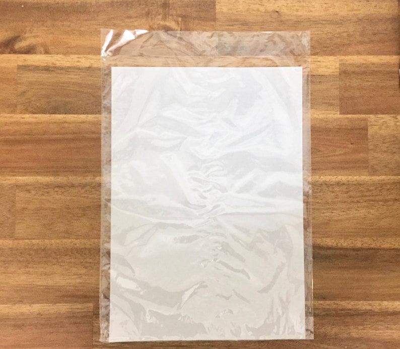 25 X A4 Cello Bags Compostable Cello Bags Ecofriendly Etsy