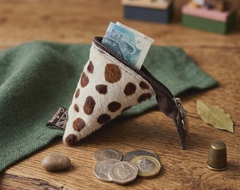Genuine Leather Buddy Purse | Handmade Small Zip Pouch | Ethical Handbag Accessory | Gifts for her | Luxury Purse