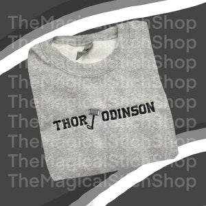 Thunder Embroidered Crewneck Sweatshirt