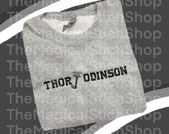 Thunder Embroidered Crewneck Sweatshirt
