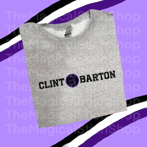 Clint Embroidered Crewneck Sweatshirt