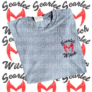 Scarlet W Embroidered Unisex T-Shirt