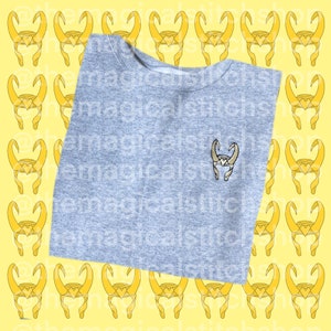God of Mischief Embroidered crewneck