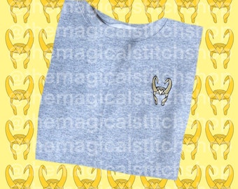 God of Mischief Embroidered crewneck