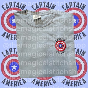 The First Avenger Embroidered Tshirt