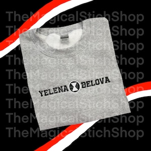 Yelena Name Embroidered Crewneck Sweatshirt