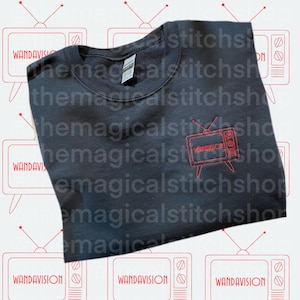 Wanda Vision Embroidered Crewneck
